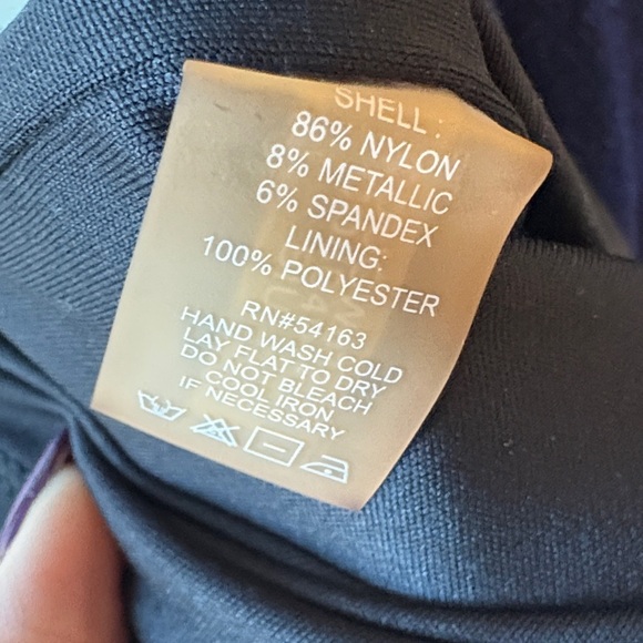 Calvin Klein Metallic Royal Blue Dress - Picture 5 of 5